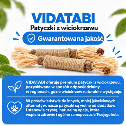 Vidatabi – Naturalne Patyczki Dentystyczne dla Kotów